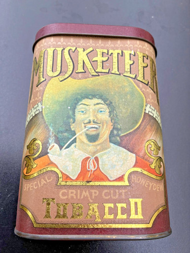 Vintage musketeer tobacco tin - musketeer,