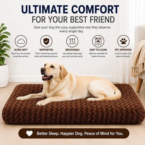 Washable dog bed long - dog,