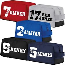 Personalised Football Number Boot Bag Boys Girls Kids School PE Sports Gym Kit