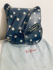Cath Kidston Blue Leather Cross Body Bag/Saddle Bag.CK Limited Addition! RRP £75