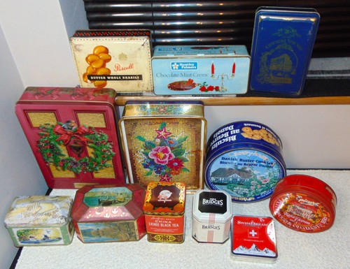 Vintage tins pascall - 12, tins: