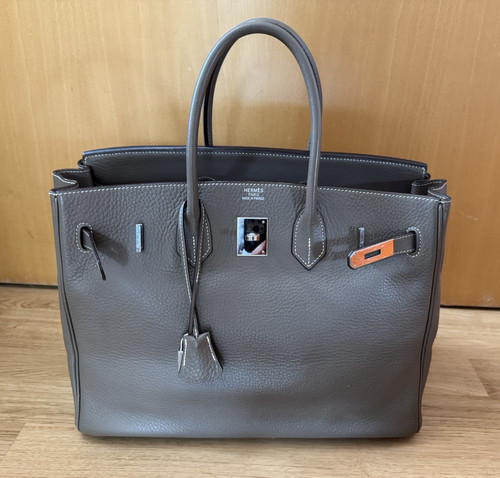 Hermès birkin étoupe - 35,