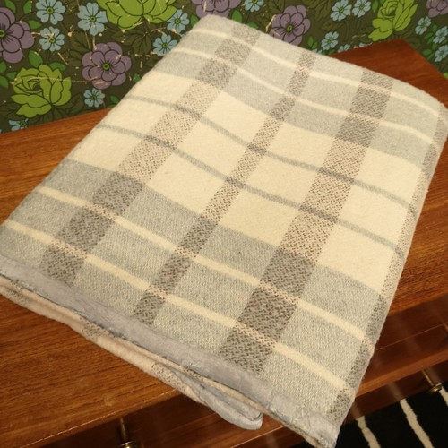 Small vintage pale - blue, brown