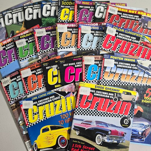 Cruzin magazines 22x issues - cruzin,