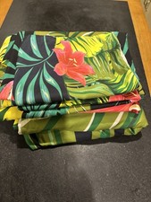 Bright Jungle Red Green Duvet Sets Double & Single Polyester