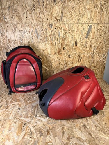 Bagster red leather motorcycle - red,