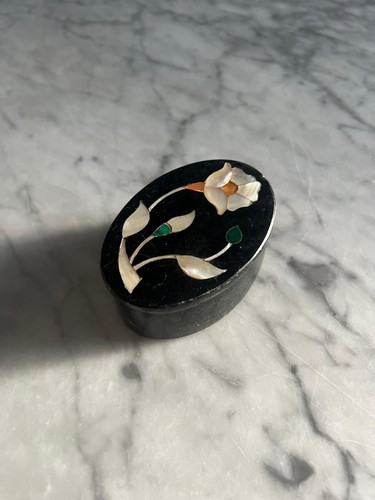 Vintage italian floral - floral, black