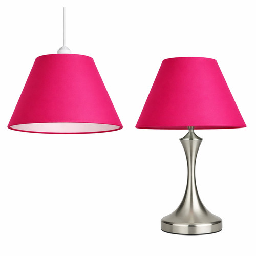 Cotton coolie lampshade - cotton,