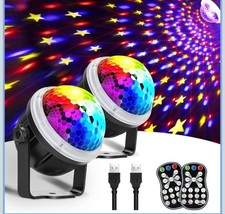 2 Disco Lights, 360°Rotation