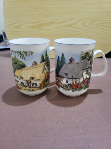 Pair rose england fine - pair, bone