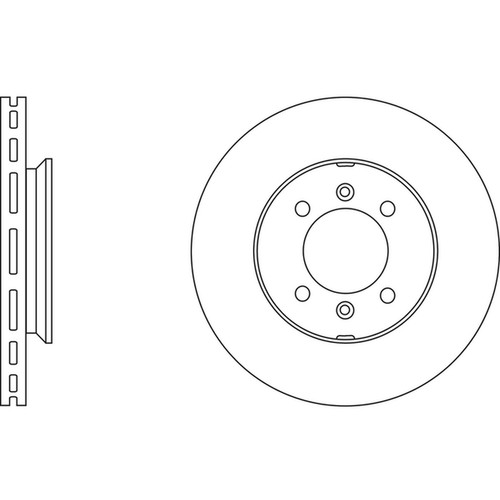 Brake discs vented for - 2x,