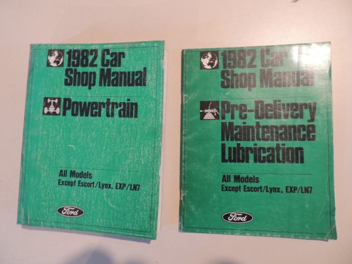 1982 shop manual - 1982, mustang