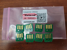 8 x METERED Toner Chip (58 -