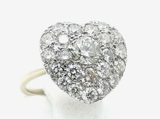 Diamond Ring Heart Shaped