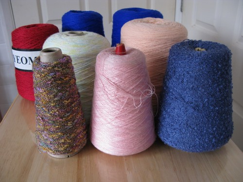 Machine knitting yarn job lot - job,