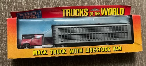 Ertl mack truck with - truck, livestock
