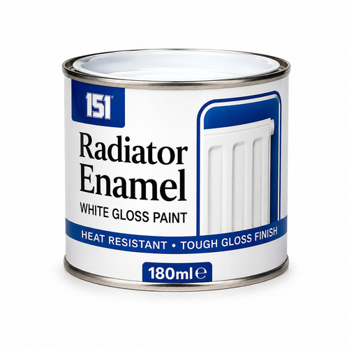 Radiator white enamel gloss - radiator,