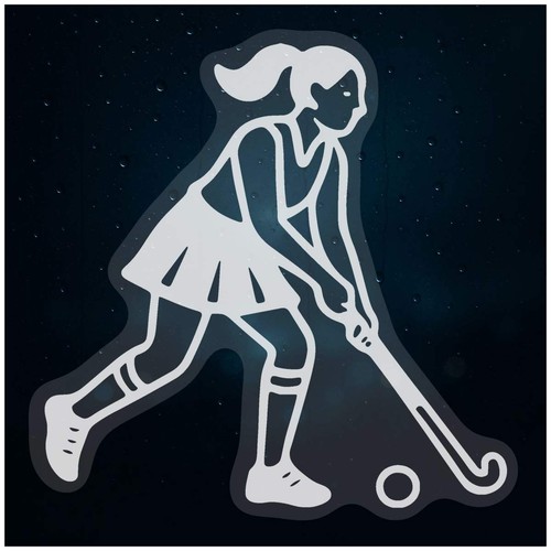 Girl playing hockey static - hockey',