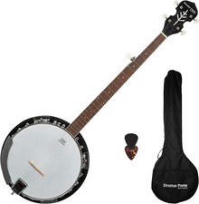 Stretton Payne 5-String Banjo With Remo Skin, Closed Back Body