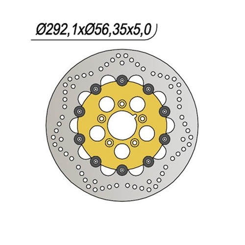 Front right left brake disc - front,