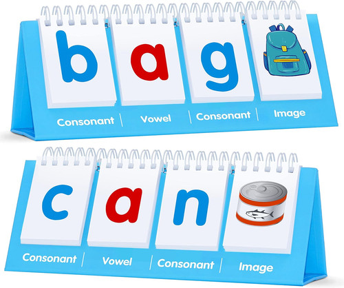 Cvc word flip chart - flip, double