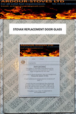 Stovax stove replacement door - stove,