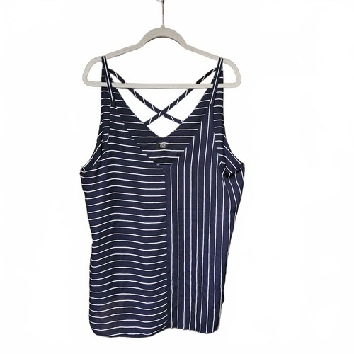 Tesco navy blue white - blue,