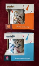 Wenlock & Mandeville Mugs Official 2012 Olympic Collectible X2 Mugs