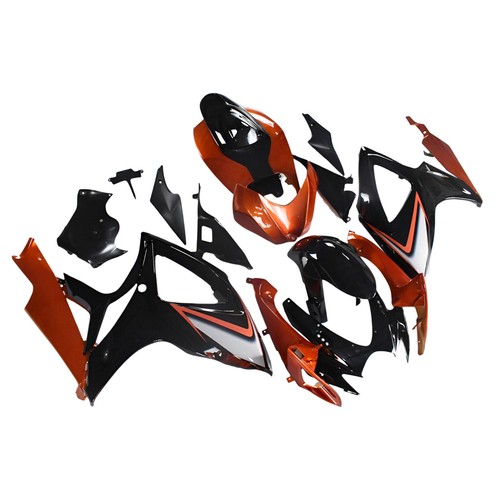 Black orange fairing kit for - black,
