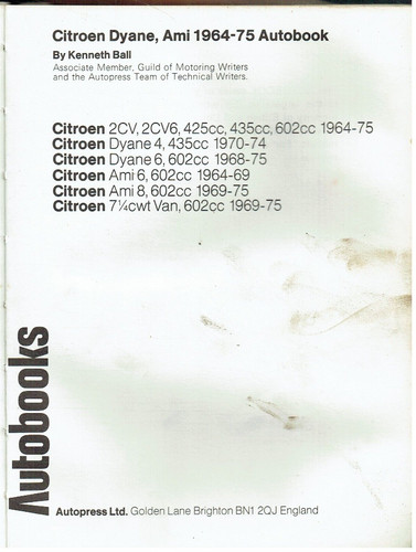 Citroen 2cv 2cv4 2cv6 - 2cv4, 4