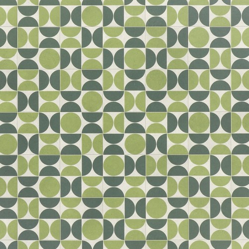 Green patterned vinyl - vinyl, flooring