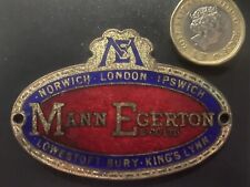 MANN EGERTON & CO LTD RED