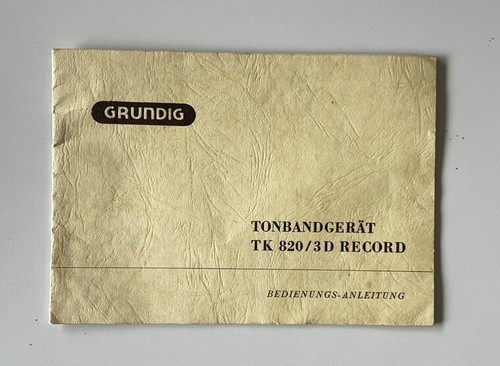 Grundig 820 tape - tk,
