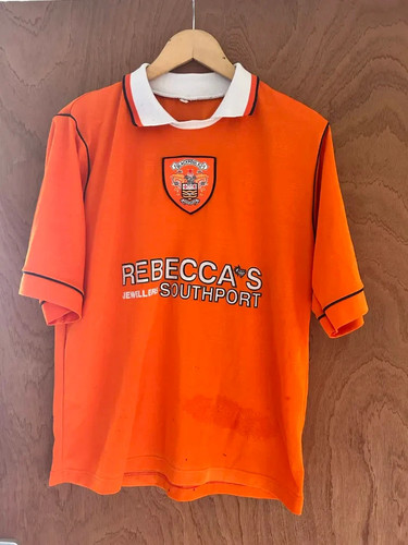 Blackpool football shirt 1995 - football,