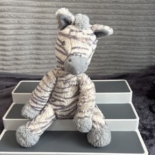 Mamas & Papas Ziggy Zebra Nursery Comforter soft Plush Childrens Stuffed Toy 14”