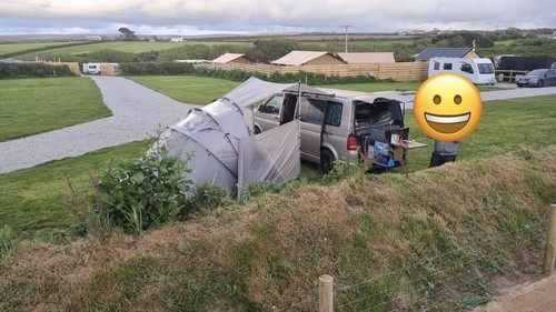 Sheltapod grey camping - camping, drive
