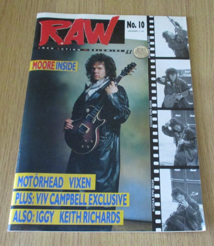 Raw heavy metal magazine 1989 - heavy,