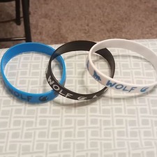 New 3 wolf bracelets