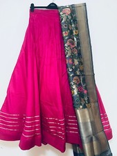 New Indian Navratri Bollywood Lengha Party Chaniya Choli Dupatta Readymade Women