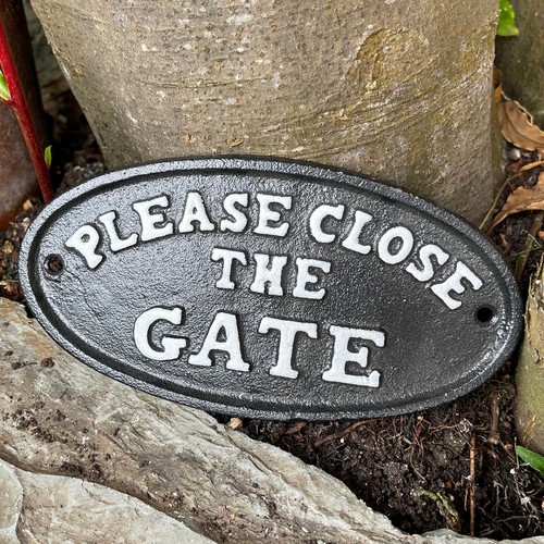 Please close the - please, gate