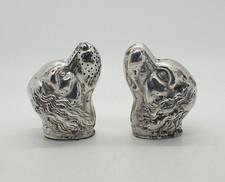 Pair Sterling Silver Novelty