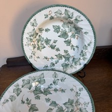 VTG Retro Discontinued BHS Country Vine Ivy Bowls  x2 D23cm Christmas VGC