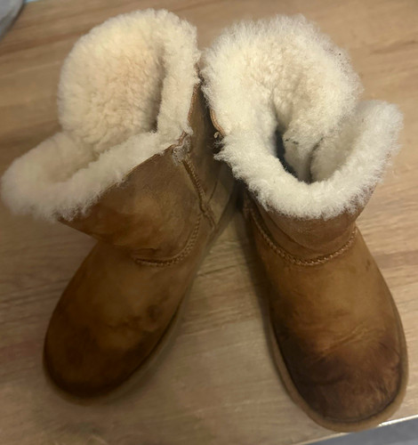 Ugg unisex kids brown suede - unisex,