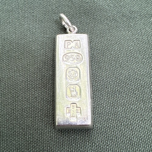 Sterling silver ingot 958 - sterling,