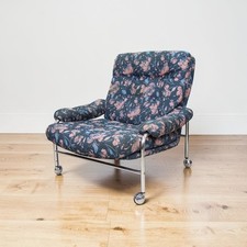 Vintage Tubular Chrome Lounge