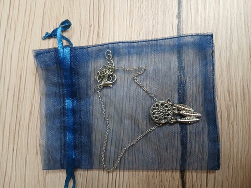 Silver tone dream catcher - silver,