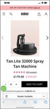 MineTan whole spray tan kit start up- NEW including extractor! Worth £450