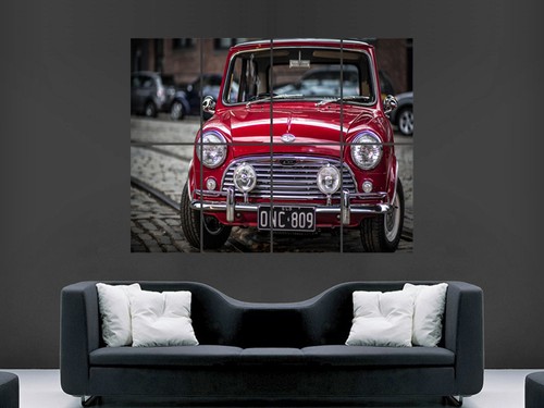 Mini cooper classic car - classic, poster