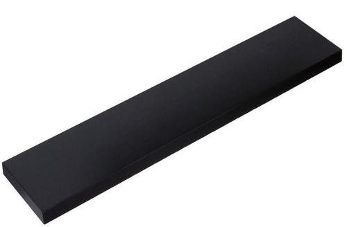 Wooden wall shelf - wall, black
