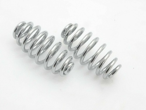 Pair chromed seat springs - of,